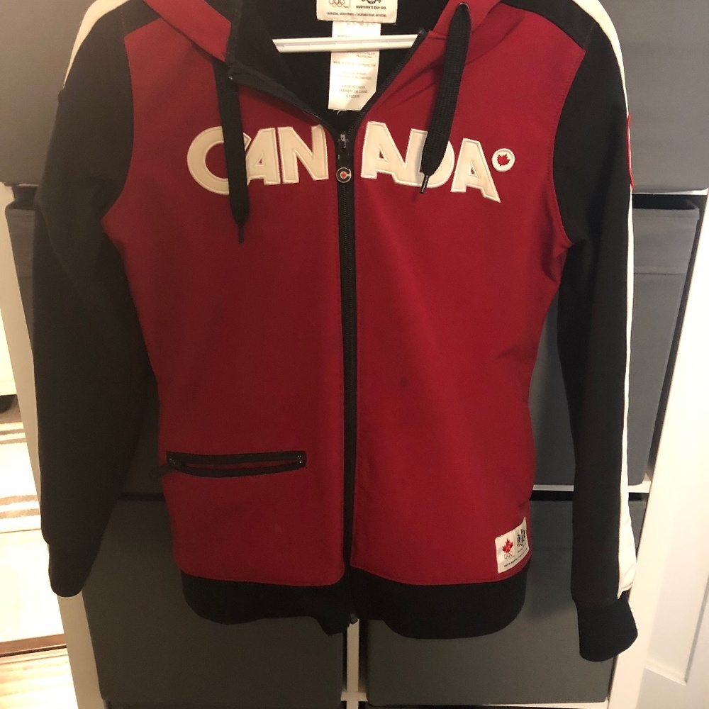 Canadian in 2010 Olympic jacket